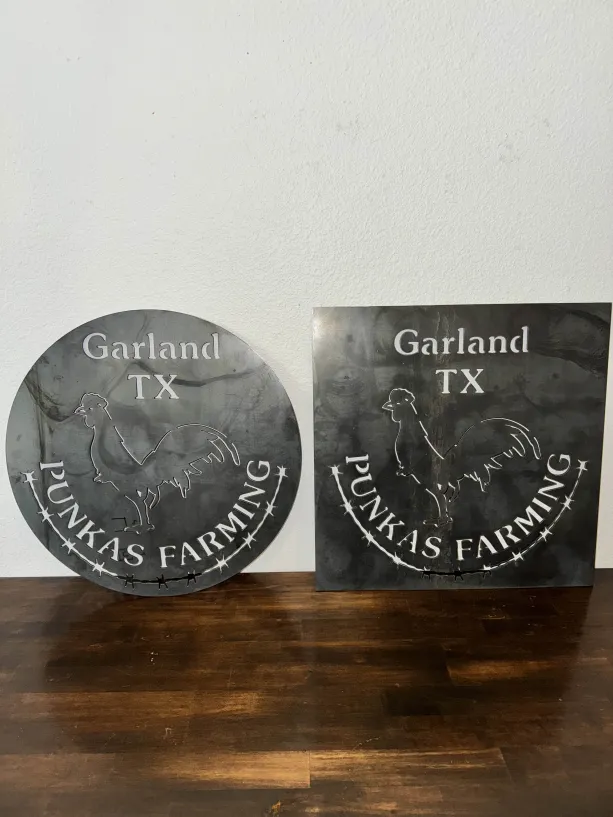 Punkas Custom Metal Sign
